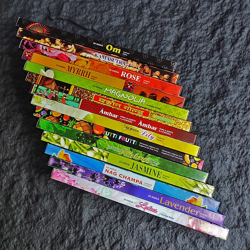 YXY Natürliche 10/25 Box/Lot Indien Weihrauch Sticks Tibetischen Lavendel Rose Jasmin Meditation Hause Duft Haushalt Zimmer Saubere Luft Image