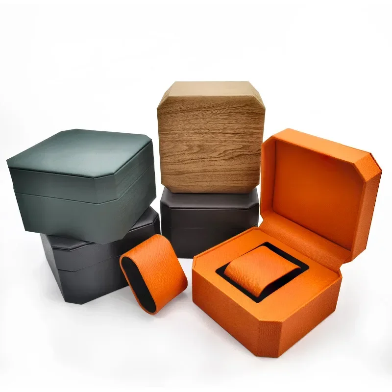 Uhr Lagerung Box PU Einzelne Uhr Vitrine Armbanduhr Uhr Halter Reise Schmuck Uhr Organizer Für Männer Geschenk