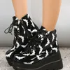 Frauen Schuhe Neue Stiefel Weibliche Kurze Röhre Damen Stiefeletten Stiefeletten für Frauen Gothic