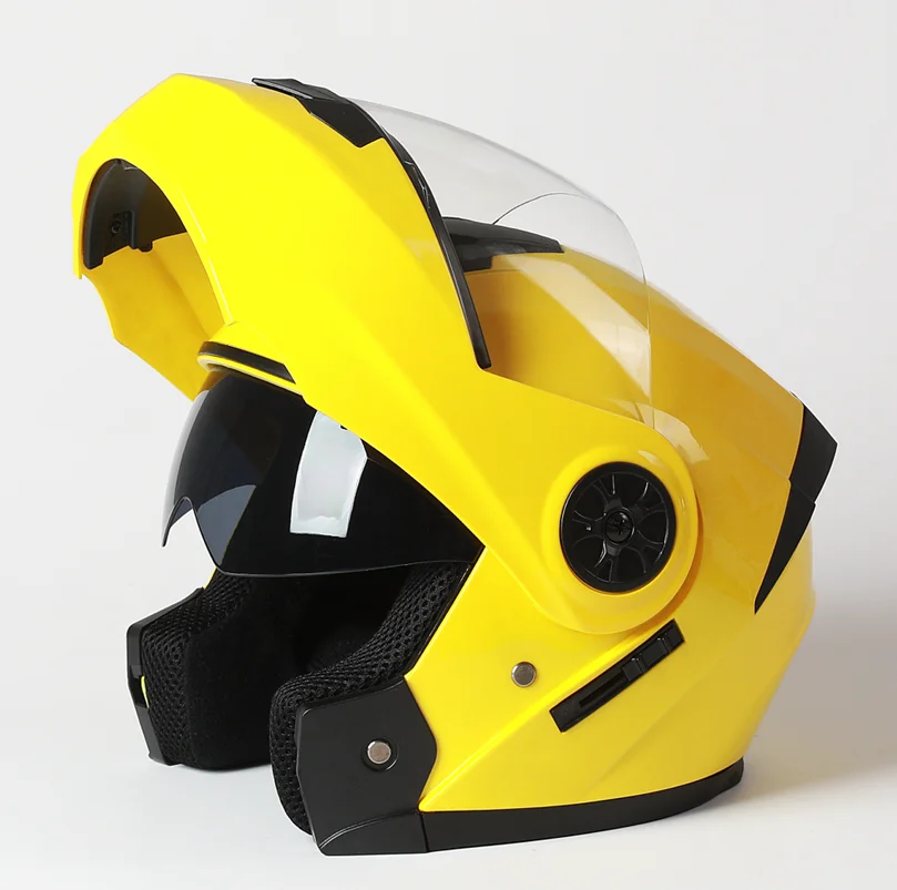 Männer Motorrad Flip Up Sichere Helme Casco Moto Reiten ABS Material Helm DOT Zertifizierung Capacete Casque 2020 Image