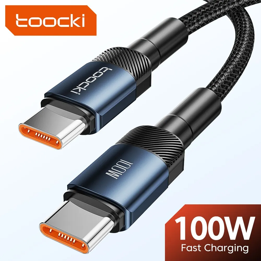 Toocki usb typ c zu usb c kabel 100w pd 3,0 qc 4,0 schnell laden typ c zu typ c kabel für macbook samsung xiaomi Image