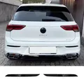 Per Volkswagen VW Golf MK8 2 pz paraurti posteriore riflettore elimina Set Black Cover 8 TSI TDI GTI GTD GTE R R-Line MPI 2019-2023 Tuning