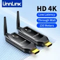 Unnlink 50m Wireless HDMI Extender da 1 a 4 Splitter Trasmettitore Video Ricevitore Adattatore AV 1080P per PS4 Fotocamera PC a TV Monitor