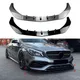 Spoiler anteriore Lip Splitter Trim lama di protezione inferiore per Mercedes Benz classe CLA C117 CLA200 CLA260 CLA45 AMG 2016 2017 2018 2019