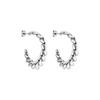 Purelei Ohrringe Twisted in Kordel-Optik Silber Damen