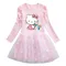 Robe en maille à manches longues pour enfants, vêtements pour enfants, bébé fille, Hello Kitty,