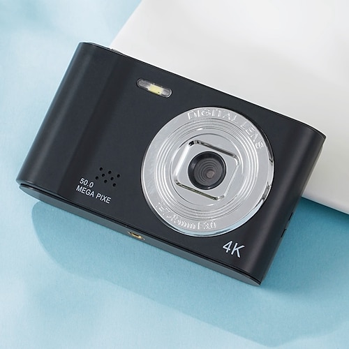 4K Digitalkamera Point and Shoot Fotografie Reise Selfie Kamera 2.4 Zoll Bildschirm Einsteiger Valentinstagsgeschenk Kompakte DigiCam Selfie Mini Retro Kamera Image