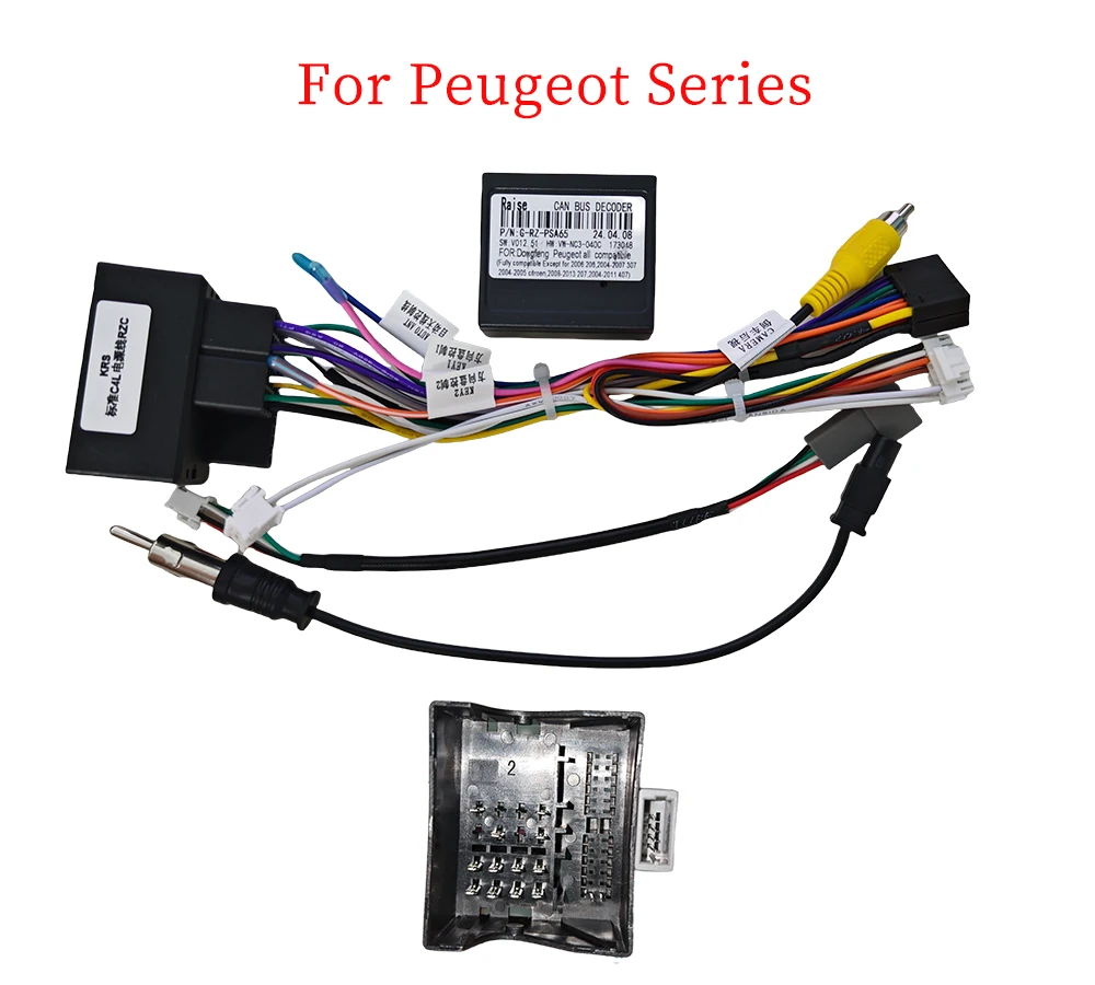 Auto Cablaggio Adattatore Cavo di Alimentazione Canbus Box Decoder Per Peugeot 508 5008 3008 408 4008 2008 301 307 308