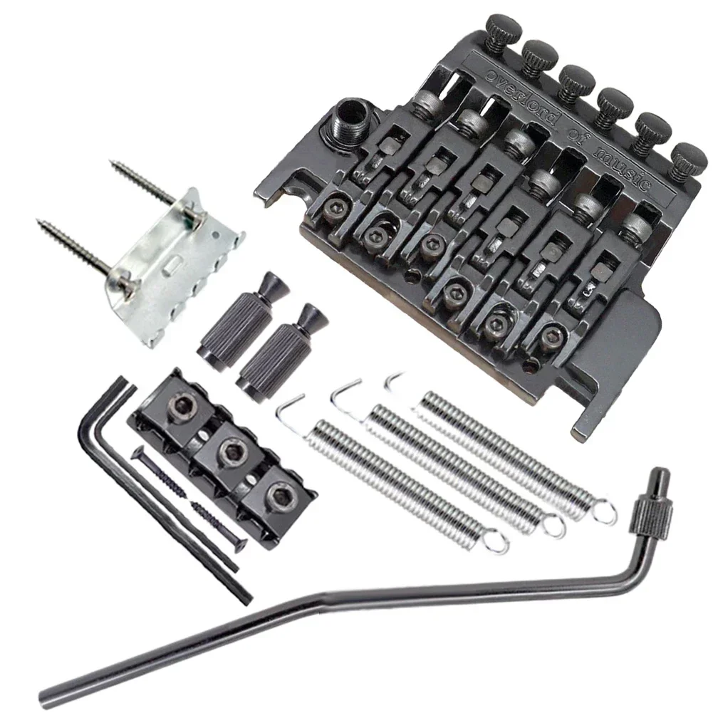 Double Locking Tremolo Bridge Set Gitarrenteile für E-Gitarren Floyd Rose Style Bridge Double Tremolo Kit Image