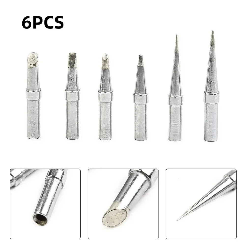 6 Stück für weller we1010na/wesd51 wes50/51 pes50/51 lr21 Serie Löt ersatz et Lötkolbens pitzen Image