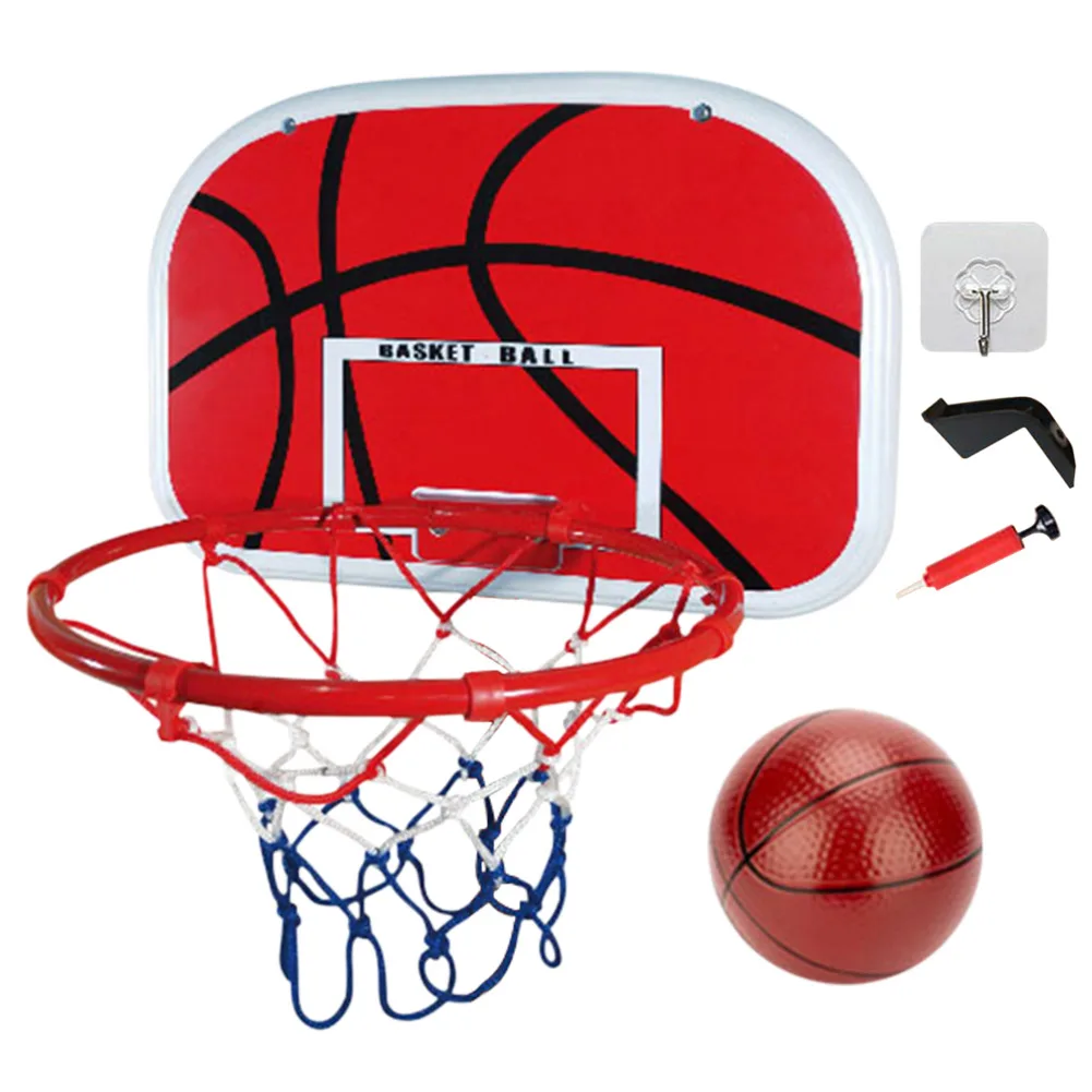 Basketball tore mit Ball und Pumpe tragbarer Basketball korb verstellbarer Basketball korb Set Indoor Outdoor Spiel für Kinder Image