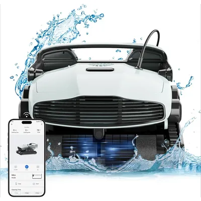 Pool Cleaning Robot - Automatic pool vacuum with APP and remote control - Powerful active washing