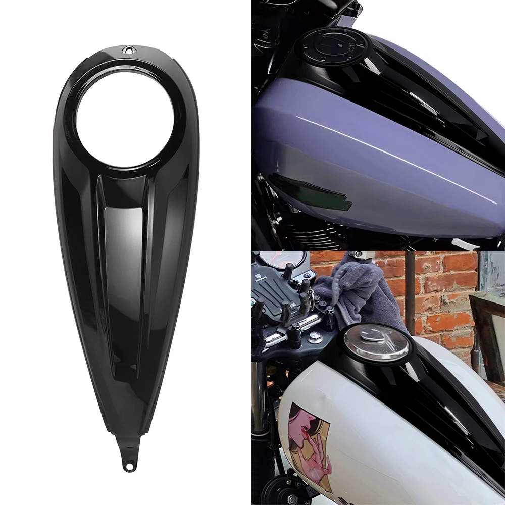 Motorrad Smooth Dash Kraftstoff konsolen abdeckung glänzend schwarz für Harley Davidson Street Glide Cvo Road Glide 2013-2017 Zubehör