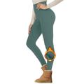 Per donna Pantaloni da yoga Leggings da yoga Leggings foderati in pile Calore Termico Vita Alta Yoga Allenamento in Palestra Pilates Collant Nero Bianco Viola scuro Pile Autunno Inverno Gli sport