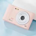 Fotocamera digitale 4k, punta e scatta, fotografia, selfie da viaggio, schermo da 2,4 pollici, regalo di livello base, fotocamera digitale compatta, selfie mini, retro cam