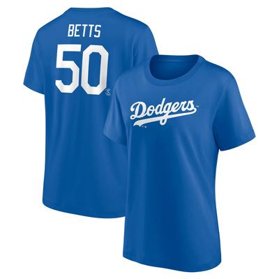 Los Angeles Dodgers Name & Nummer T-Shirt – Mookie Betts 50 – Damen Image
