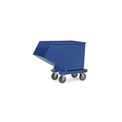 Fetra Kippmulde, HxLxB 1099x1458x855mm, 0, 6m³, Tragl. 750kg, Rollen und Einfahrtaschen