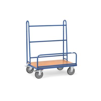 Fetra Plattenwagen, Tragl. 600kg, Ladefl. LxB 1070x335mm, Anlegerahmen, RAL5007 Image