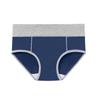 Women's Basic Panties 1 PC Underwear Simple Classic Pure Color Mid Waist Plus Size Gender Neutral Light Blue Black White M L XL Home Outfits