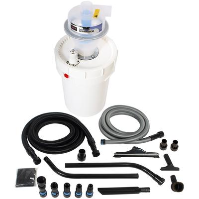 Separator Bucket 12 Gallon with Air Relief and Quick Click Hose Adapters and Tool Kit #98581