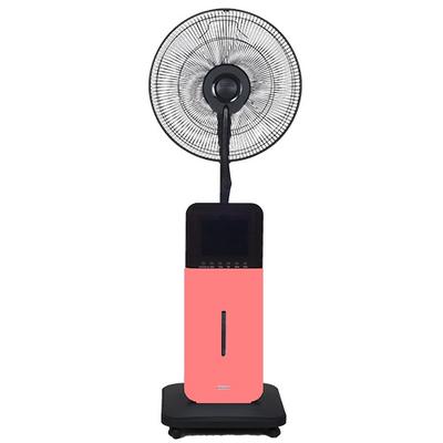 CoolZone by SunHeat CZ500 Ultrasonic Dry Misting Fan with Bluetooth Technology, Red