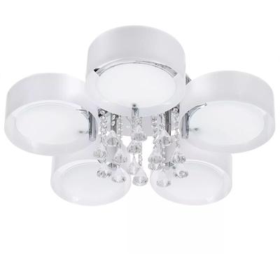 LED Kristall Deckenleuchte Deckenlampe E27 Modern Kronleuchter Beleuchtung Wohnzimmer mit Image