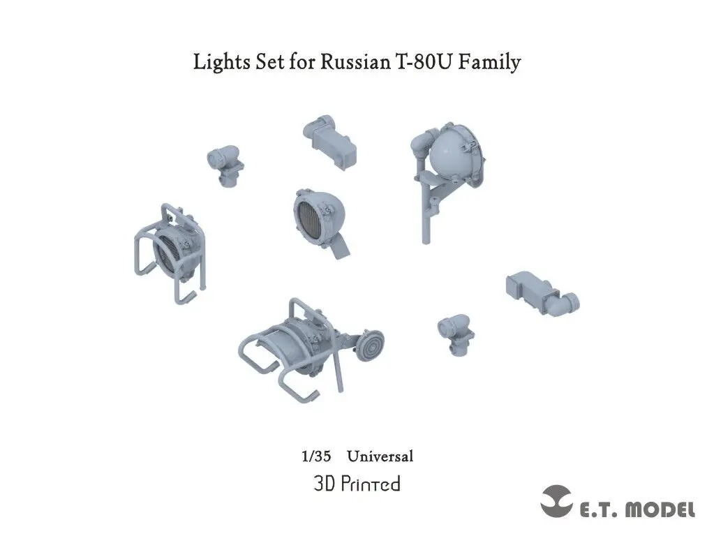 ET MODEL 3D-gedruckte 1:35 P35-275 Lichter S für russische T-80U-Familie Image
