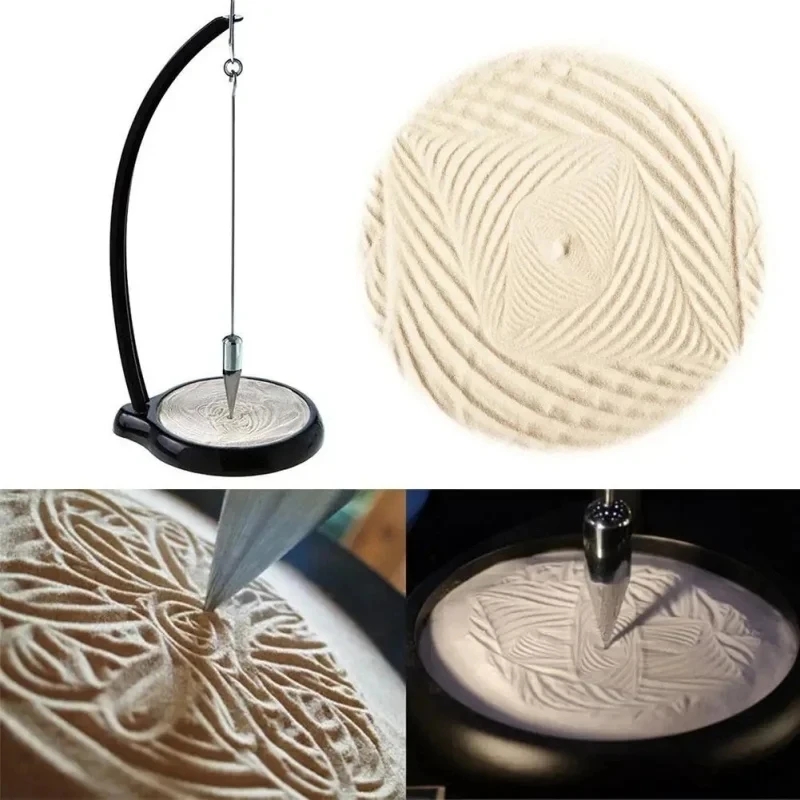 3D kreative Schwerkraft Pendel Sand Tisch Malerei Desktop Wissenschaft Physik Bildung Spielzeug Home Dekoration Bewegung Geburtstags geschenk. Image
