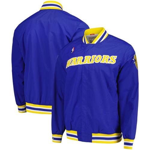 Golden State Warriors Authentische Aufwärmjacke von Mitchell & Ness – Herren