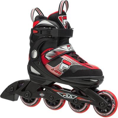 FILA Inline Skate J-One - vers, Größe 32-36 in schwarz-rot