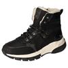 Winterboots MUSTANG SHOES, Damen, Gr. 38, schwarz, Lederimitat, unifarben, sportlich, Schuhe, Schnürboots, Outdoorboots, Warmfutter, mit Schaftrandpolsterung