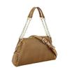 Schultertasche "Audrey", Damen, Gr. B/H/T: 30cm x 19cm x 10cm one size, braun, Polyurethan (PU), COLLEZIONE ALESSANDRO, Taschen, elegante Tasche in modischem Material