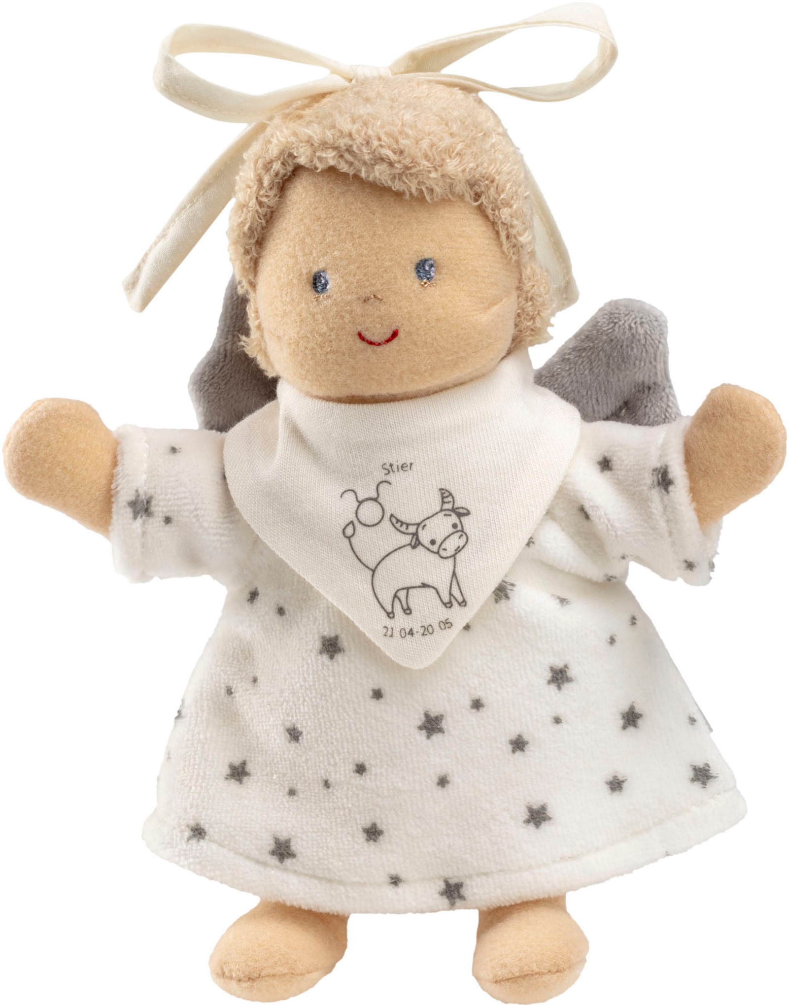 Greifspielzeug STERNTALER "Anhänger Sternzeichen Stier", bunt, Greifspielzeug, KinderB:13cm H:17cm, Baumwolle, Polyester, B:13cm H:17cm