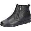 Schlupfboots WALDLÄUFER "K-INGA", Damen, Gr. 5 (38), schwarz, Nappaleder, unifarben, klassisch, Schuhe, Winterboots, Stiefelette, Bequemschuh in Komfortweite K (=extraweit)