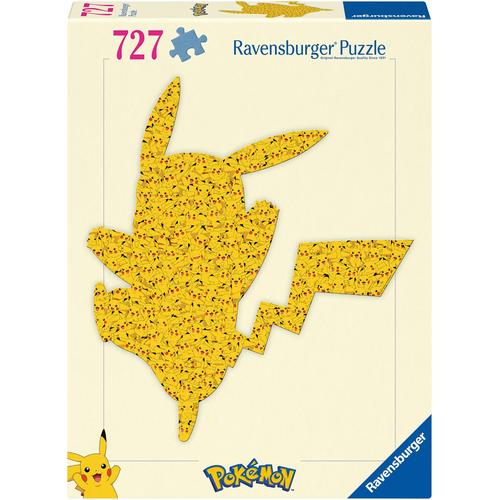 Konturenpuzzle RAVENSBURGER ""Pokémon, Pikachu"" Puzzles bunt Kinder Made in Germany; FSC - schützt Wald weltweit