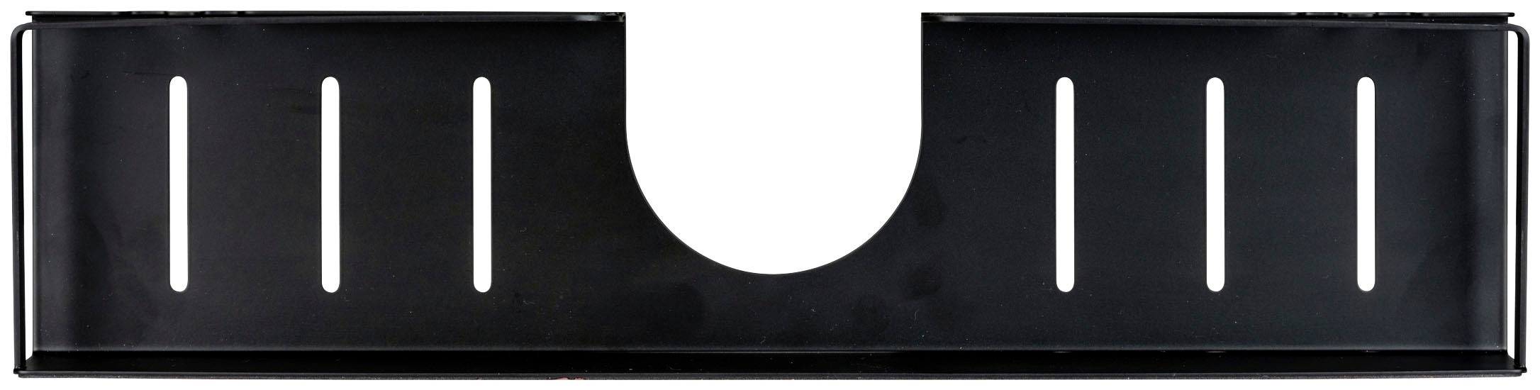 Duschablage WENKO "Turbo-Loc Duschstangencaddy Altarella L", schwarz, B:45cm H:4cm T:10,5cm, Edelstahl, Regale, Duschablage, Befestigen ohne Bohren