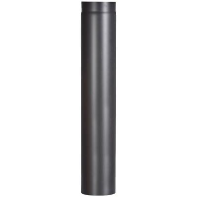 Ofenrohr FIREFIX, schwarz, B:20,4cm H:100cm L:20,4cm, Stahlblech, Rohre, 1000 mm lang Image