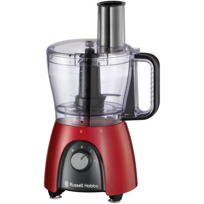 RUSSELL HOBBS Zerkleinerer "Desire Food Processor 27110-56, 2,3 Liter Glasbehälter", rot, B:42,5cm H:34,4cm T:25,3cm, Ze