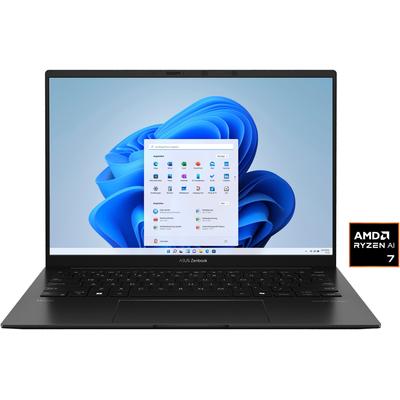 ASUS Notebook "Zenbook 14 OLED UM3406HA-QD161X" Notebooks Gr. 16 GB RAM 1000 GB SSD, Ryzen 7, Windows 11 Pro, schwarz