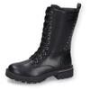 Winterboots DOCKERS BY GERLI, Kinder, Gr. 35, silber (schwarz, silber), Lederimitat, modisch, Schuhe, Biker Boots, Stiefel mit Reißverschluss