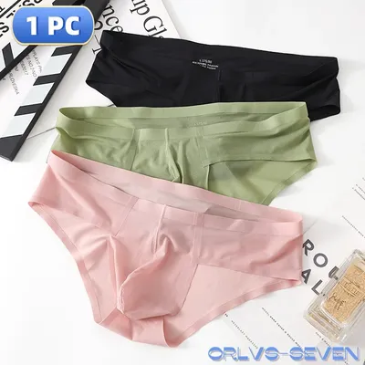 1 pc Herren unterwäsche Eis Seide Dreieck Hose Sommer cool atmungsaktiv bequem nahtlos sexy Image