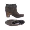 Vialis Damen Stiefelette, Gr. 38, grün, Leder