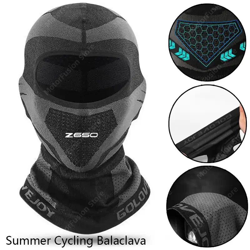 Sturmhaube warme Maske Voll gesicht für Kawasaki Z650 Z 650 2020 2019 Motorrad Fahrrad Schal Hut Casco Moto Helm Kapuze Image