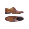 Bugatti Herren Halbschuh, Gr. 40, orange, Leder
