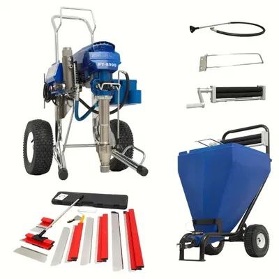Airless-Sprüh maschine Fabrik Direkt vertrieb pt8990 9,5 lpm Hochdruck pistole Airless-Farb spritz gerät (Graco Mark X-Pumpe)