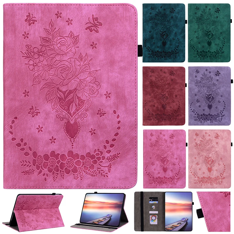 Für Amazon Fire HD 8 2024 Rose Flower Tablet-Hülle Fire HD 10 2024 Tablet-Hülle Image