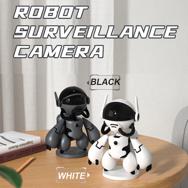 Roboter Kamera WIFI Mini Kameras 2MP IP Indoor Cam Drahtlose PTZ Monitor Audio Video Sicherheit Überwachung 1080P Nachtsicht Image