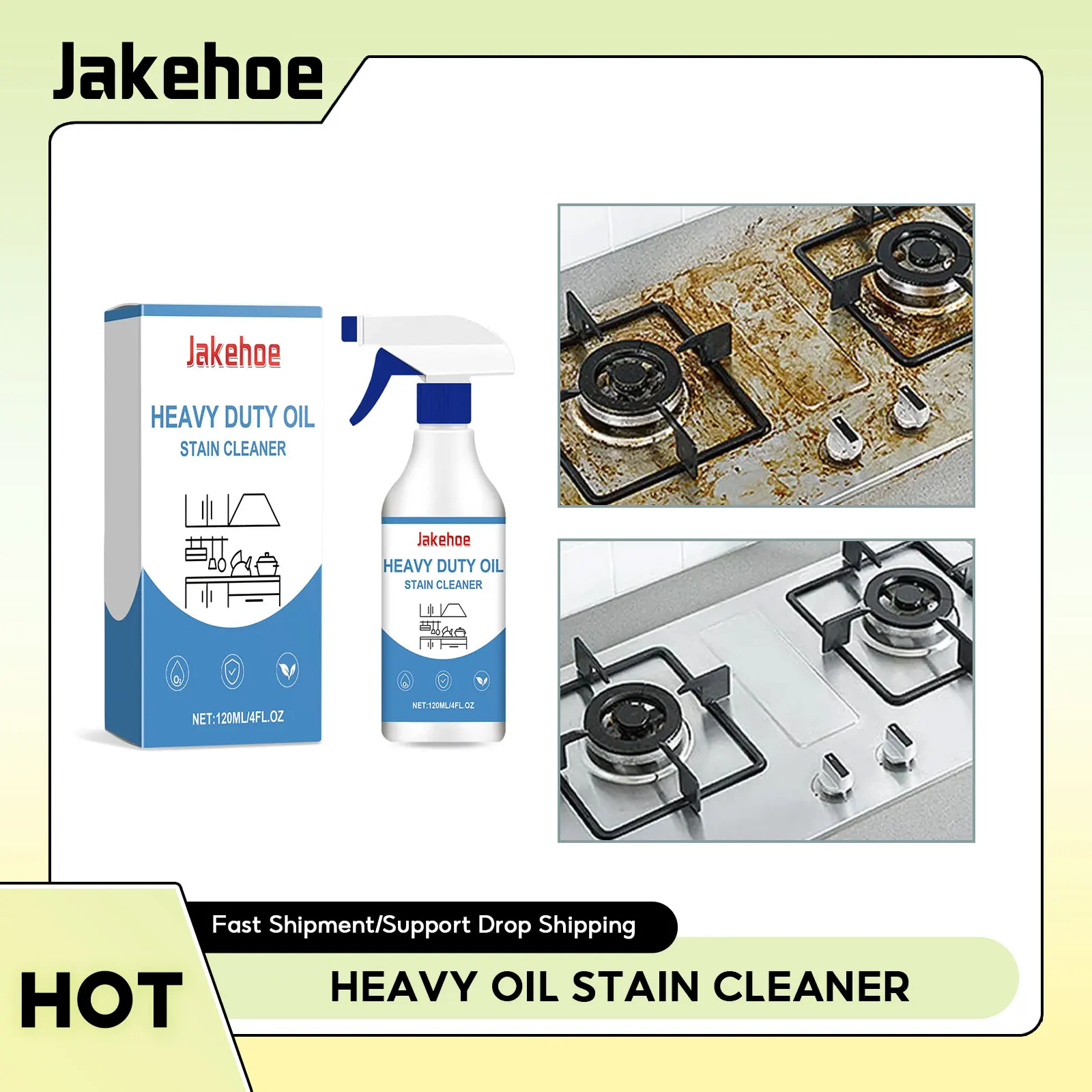 Schweröl Fleck reiniger Dunstabzugshaube Herd schwerer Schmutz Rost Ölfleck reiniger Schaum waschmittel multifunktion ales Küchen reinigungs spray Image