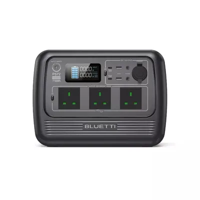 [UK Plug]BLUETTI PS72 1000W 716Wh Portable Power Station Solar Generator for Road Trip