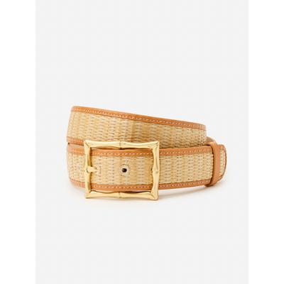 J.McLaughlin Women's Ocean Drive Belt Natural/Soft Vachetta, Size XS | Leather